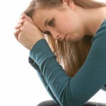 Depressed girl