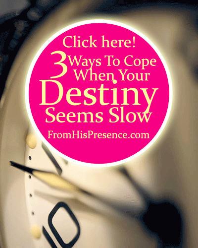 3 Ways To Cope When Your Destiny Seems Slow by Jamie Rohrbaugh | FromHisPresence.com Blog