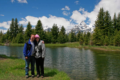 Grand Tetons National Park Schwabacher Landing in June