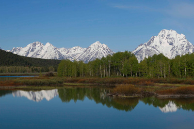 Oxbow Bend, Grand Teton National Park in June