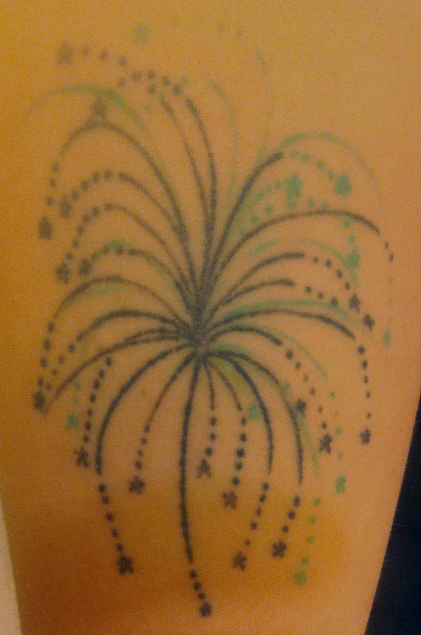 Tattoo Interpretation #4: Fireworks