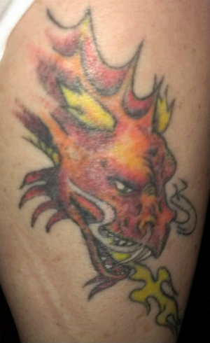 Tattoo Encouragement: Beheaded Dragon