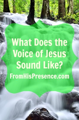 voice of Jesus sounds like the sound of many waters