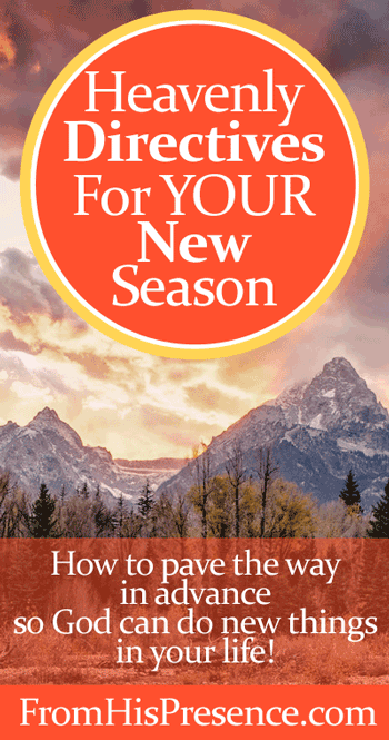 Heavenly Directives For YOUR New Season by Jamie Rohrbaugh | FromHisPresence.com