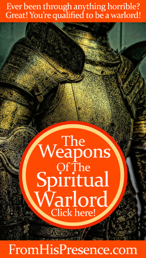 If you've ever been through hell, you're qualified to be a spiritual warlord. Here's how! |Post #3 in the Warlord series by Jamie Rohrbaugh | FromHisPresence.com