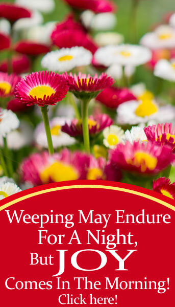 Weeping Endures For A Night, But Joy Comes In The Morning