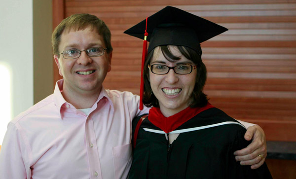 Jamie and Bruce at seminary graduation