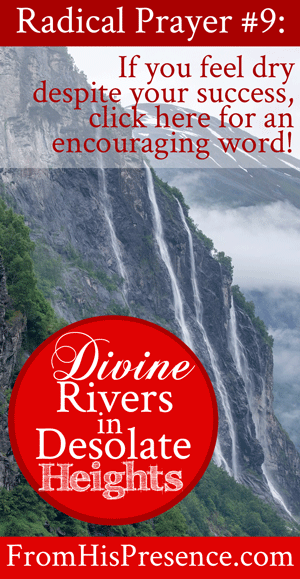 Radical Prayer #9: Divine Rivers in Desolate Heights