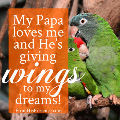 God is giving wings to your dreams!
