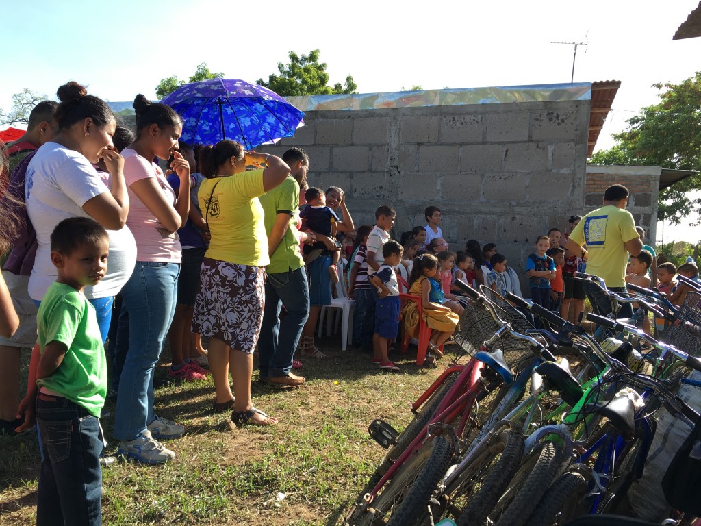 At the fiesta where I was privileged to lead 30 little girls in prayer to receive Jesus into their heart.