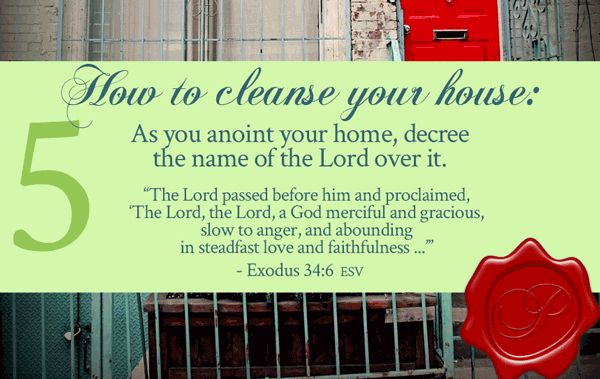 How To Cleanse Your House Step 5 | by Jamie Rohrbaugh | FromHisPresence.com