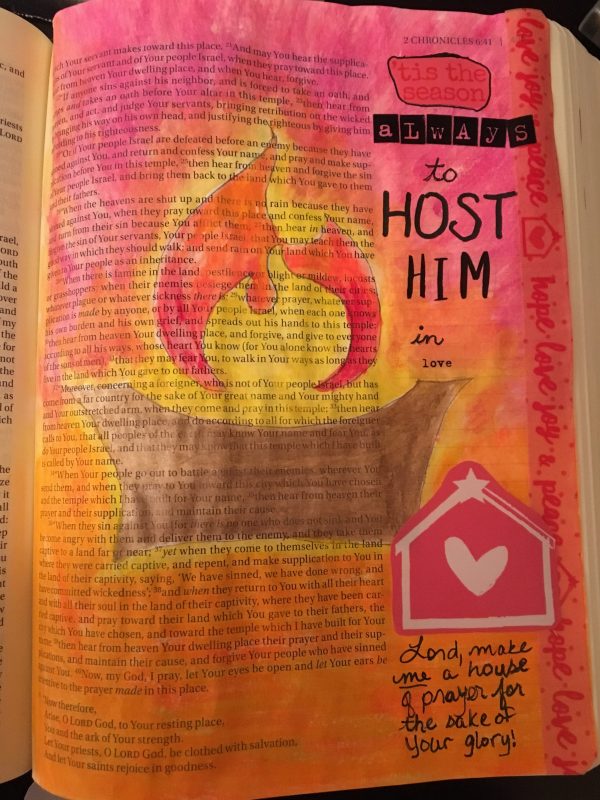 Bible journaling by Jamie Rohrbaugh. (c) Jamie Rohrbaugh 2016 | FromHisPresence.com