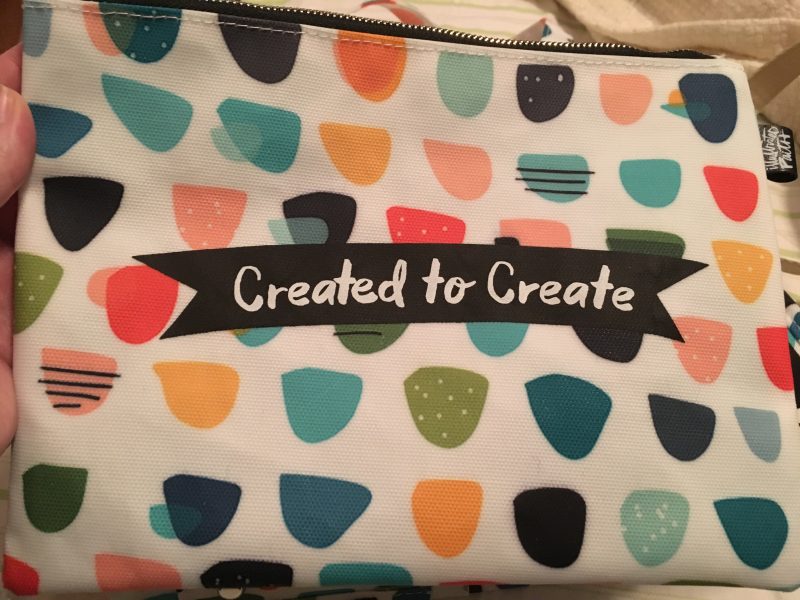 Illustrated Faith Created to Create kangaroo pouch