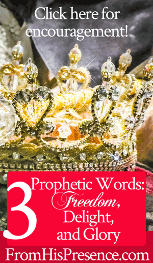3 Prophetic Words: Freedom, Delight, and Glory | by Jamie Rohrbaugh | FromHisPresence.com