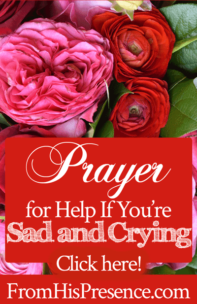 Prayer for Help If You're Sad and Crying | by Jamie Rohrbaugh | FromHisPresence.com