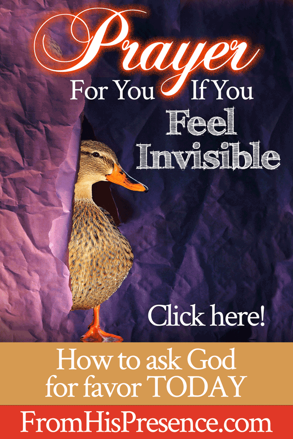Prayer for You If You Feel Invisible | by Jamie Rohrbaugh | FromHisPresence.com