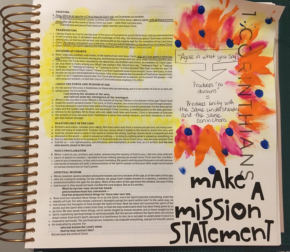 From His Presence mission statement by Jamie Rohrbaugh | FromHisPresence.com