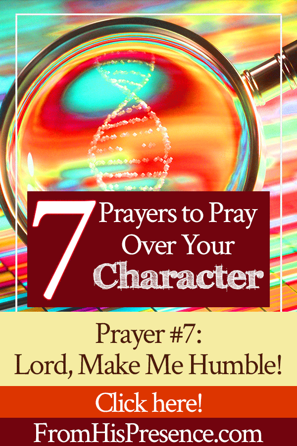 7 Prayers to Pray Over Your Character | Prayer 7 | Lord, Make Me Humble | by Jamie Rohrbaugh | FromHisPresence.com