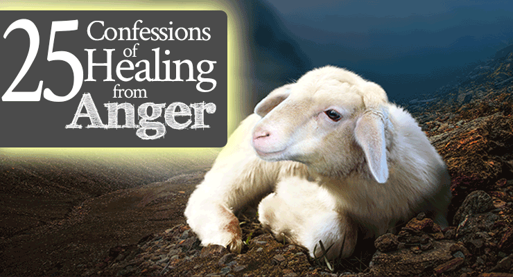 25 Confessions of Healing from Anger
