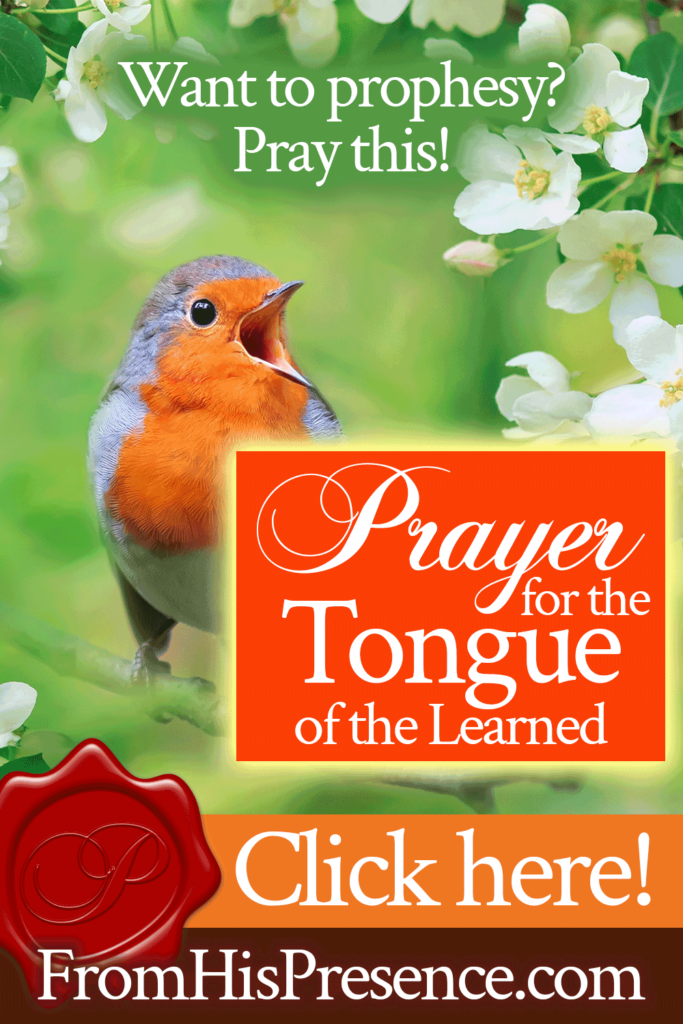 Prayer for the Tongue of the Learned - From His Presence®