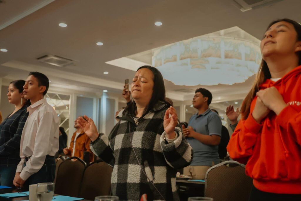 Powerful time of worship and ministry.