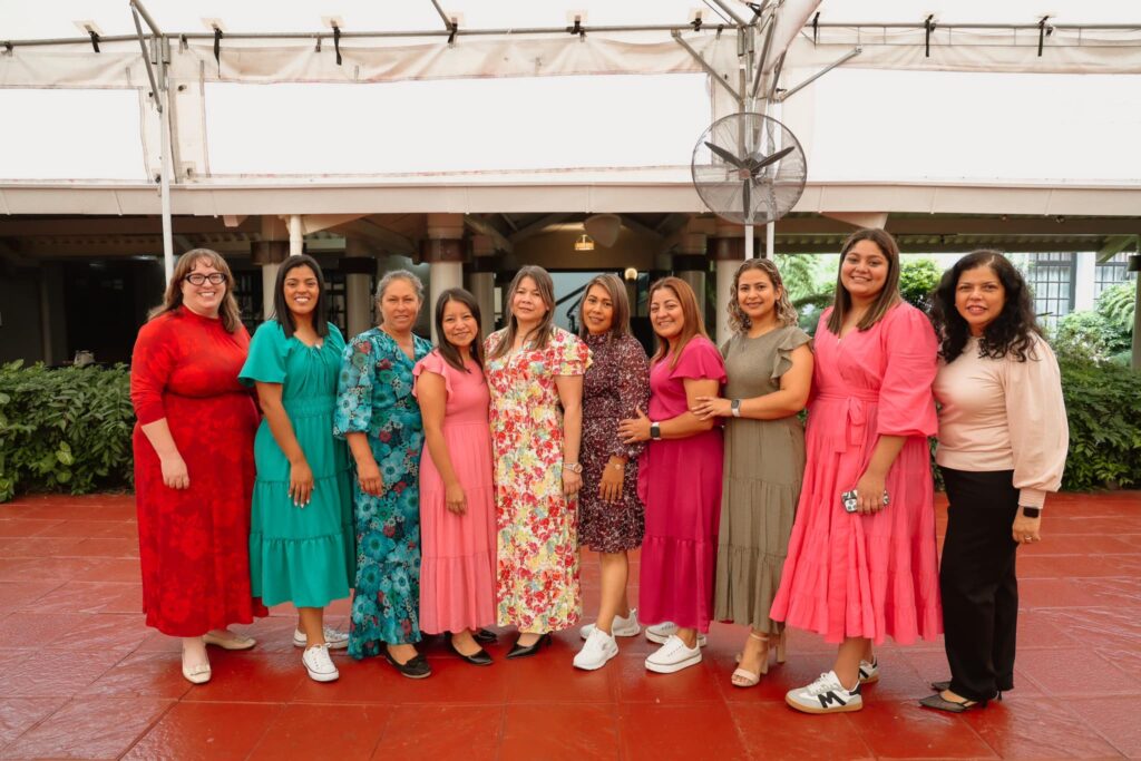 Every lady got a new dress as a sign of the new mantle the Lord is giving her. These were the ladies from Day 1- Pastors only.