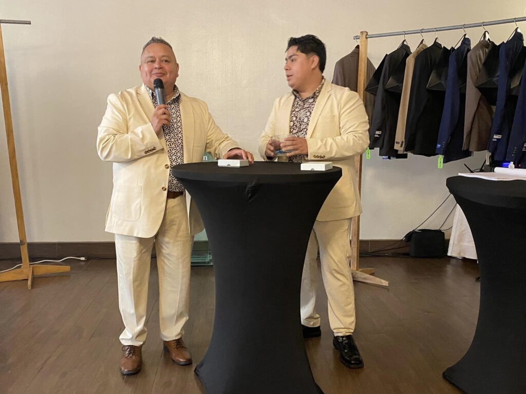Apostle Eddie Contreras and Minister Erickson Contreras giving away gifts and seeds into the pastors' lives, Day 1.