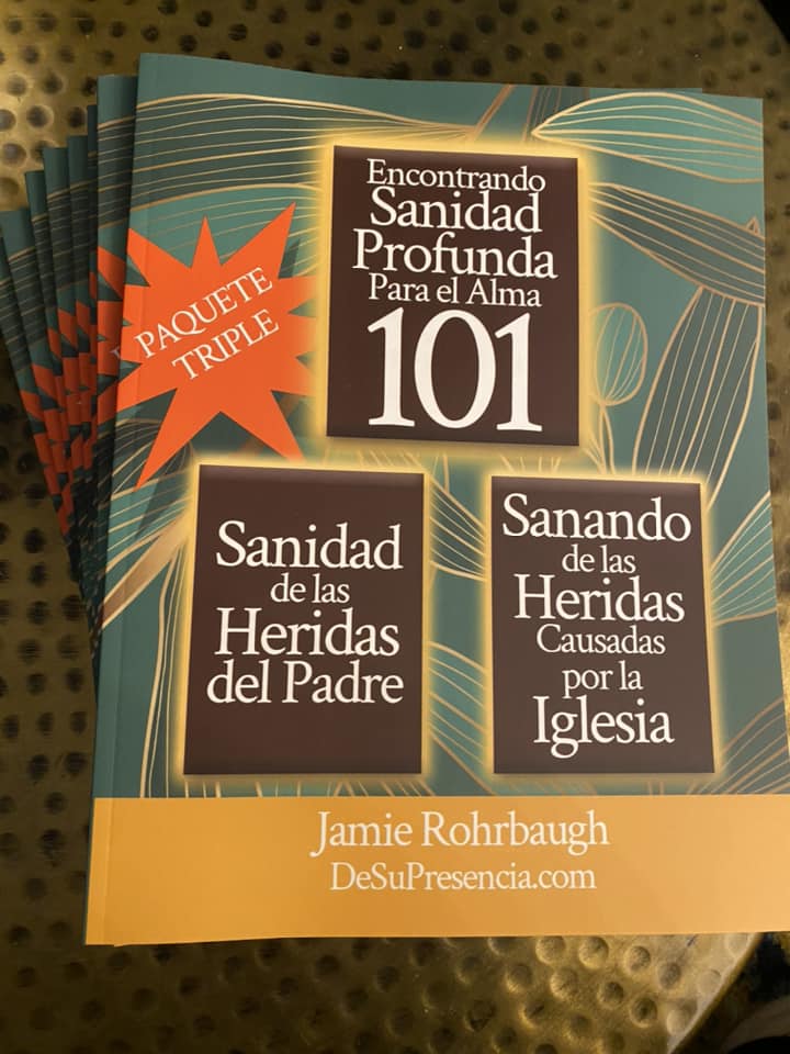 Inner healing triple pack in Spanish: Finding Deep Soul Healing 101, Healing from Father Wounds, Healing from Church Wounds