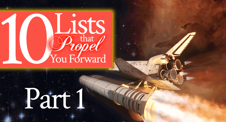 10 Lists That Will Propel You Forward | by Jamie Rohrbaugh | FromHisPresence.com